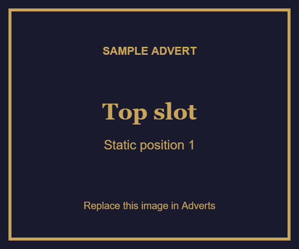 Sample Advert – Top